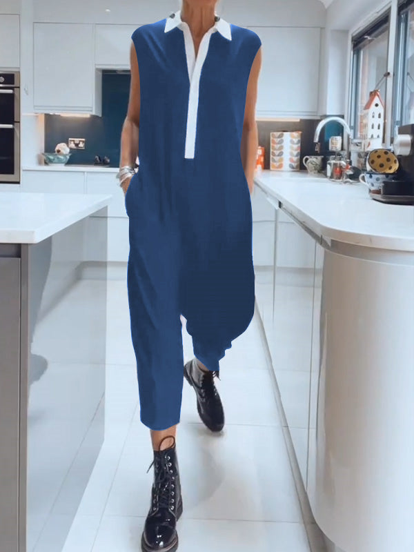 Wibke™ Lässiger ärmelloser Jumpsuit