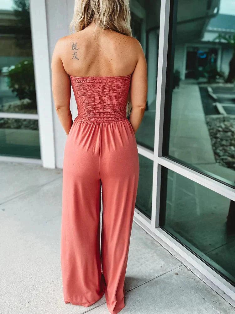 Jutte™ Sommer ärmelloser Jumpsuit