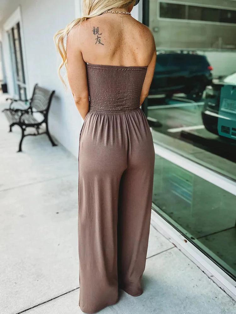 Jutte™ Sommer ärmelloser Jumpsuit