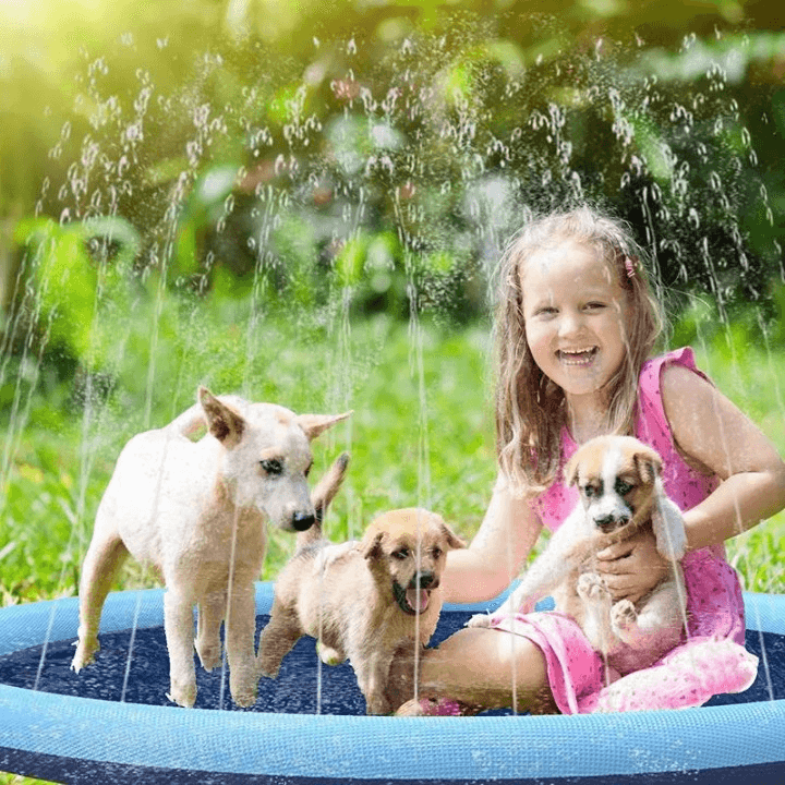 SplashPool™ - Fröhliche Kinder und Haustiere, ein sorgenfreier Sommer