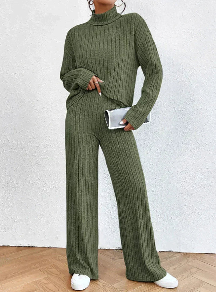 Darlene™ - Strickhose und Rollkragenpullover für Frauen