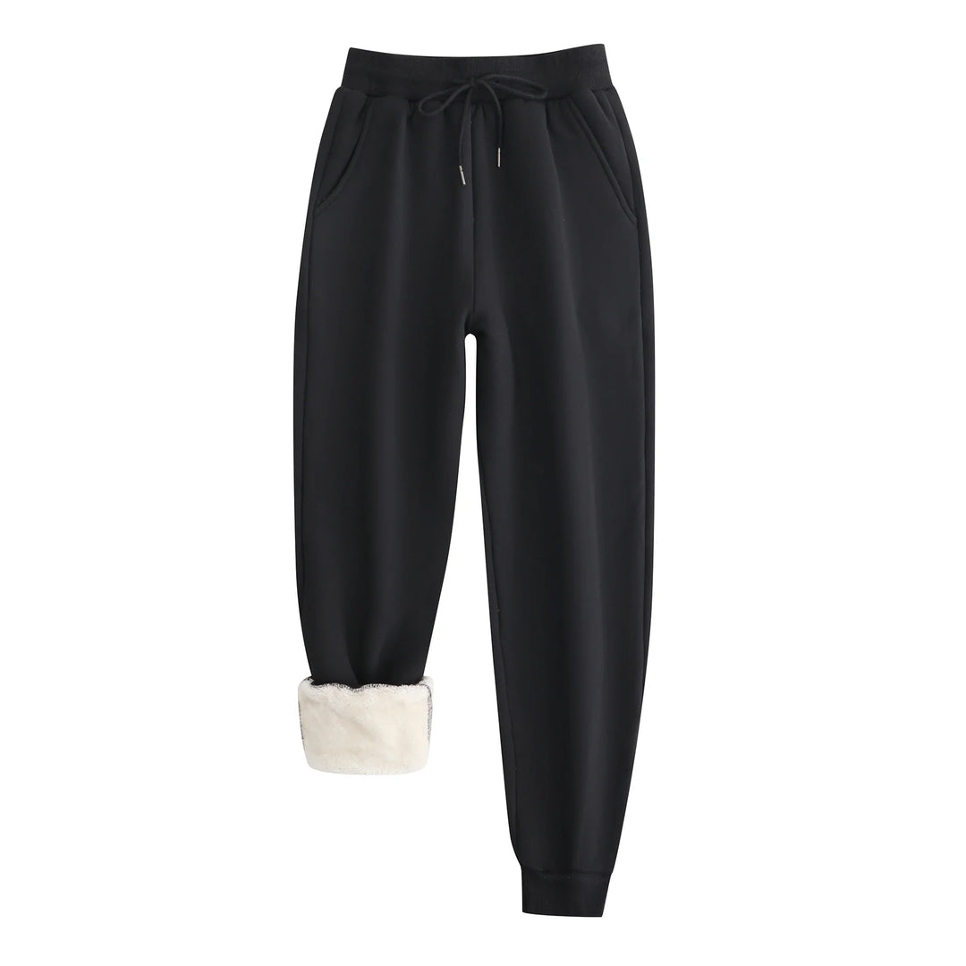 Obilero Damen Winter Warme Fleece Sweatpants