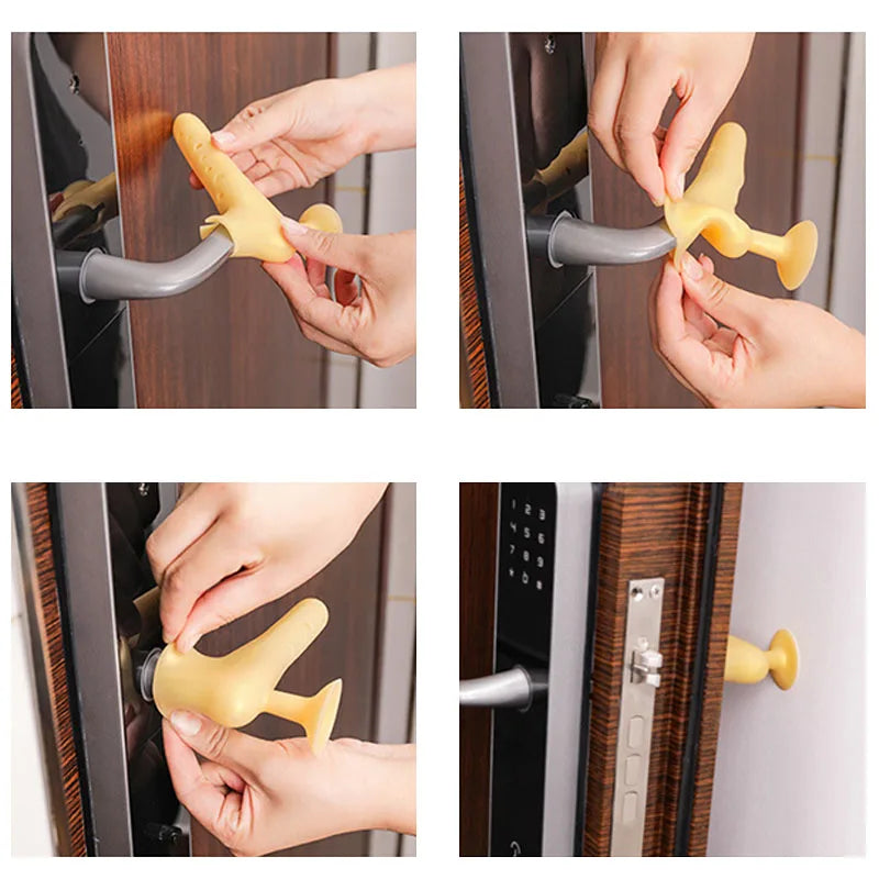 DoorGuard™ - Silikon-Türgriffstopper (1+2 GRATIS)