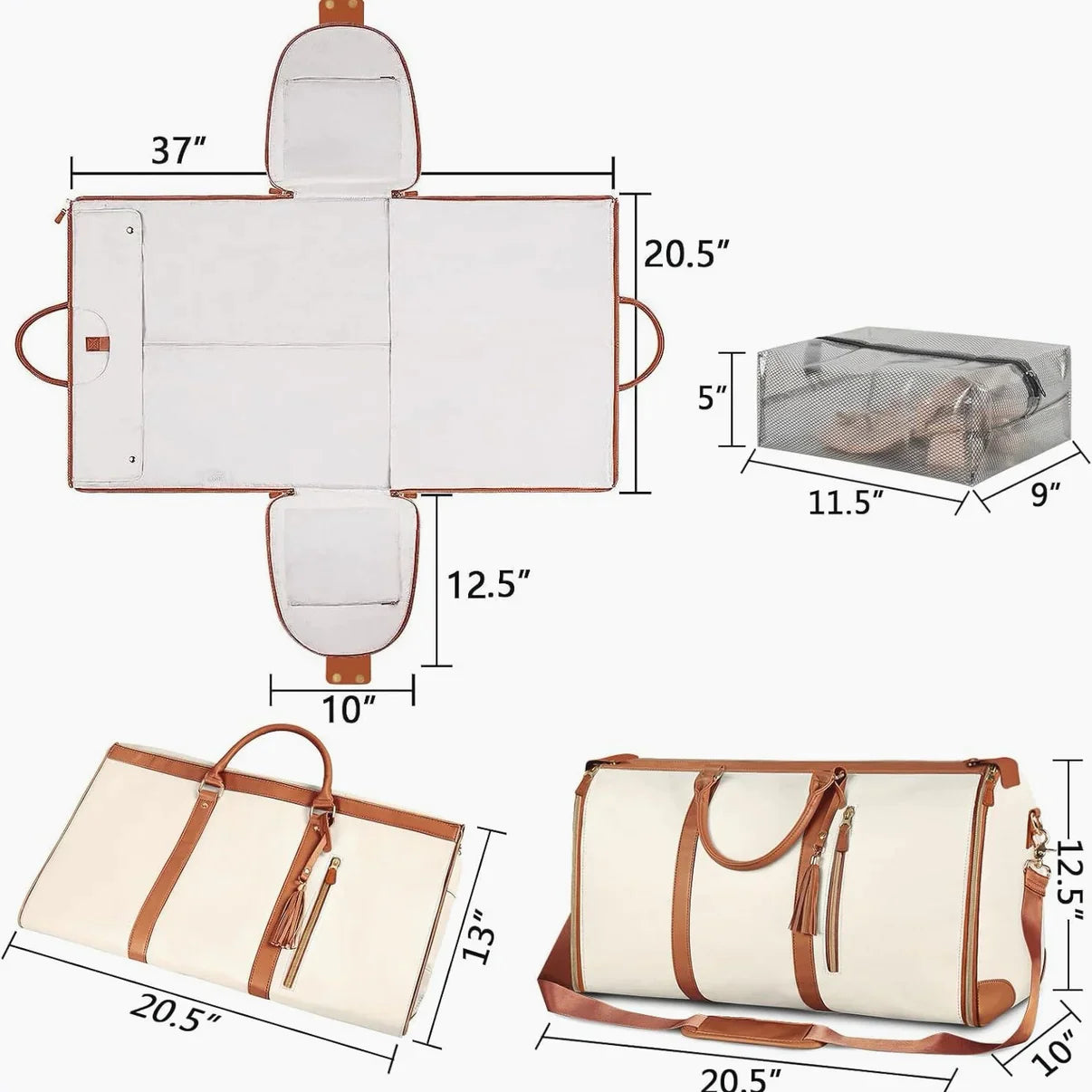 LuxeCarry™ - Faltbare Reisetasche