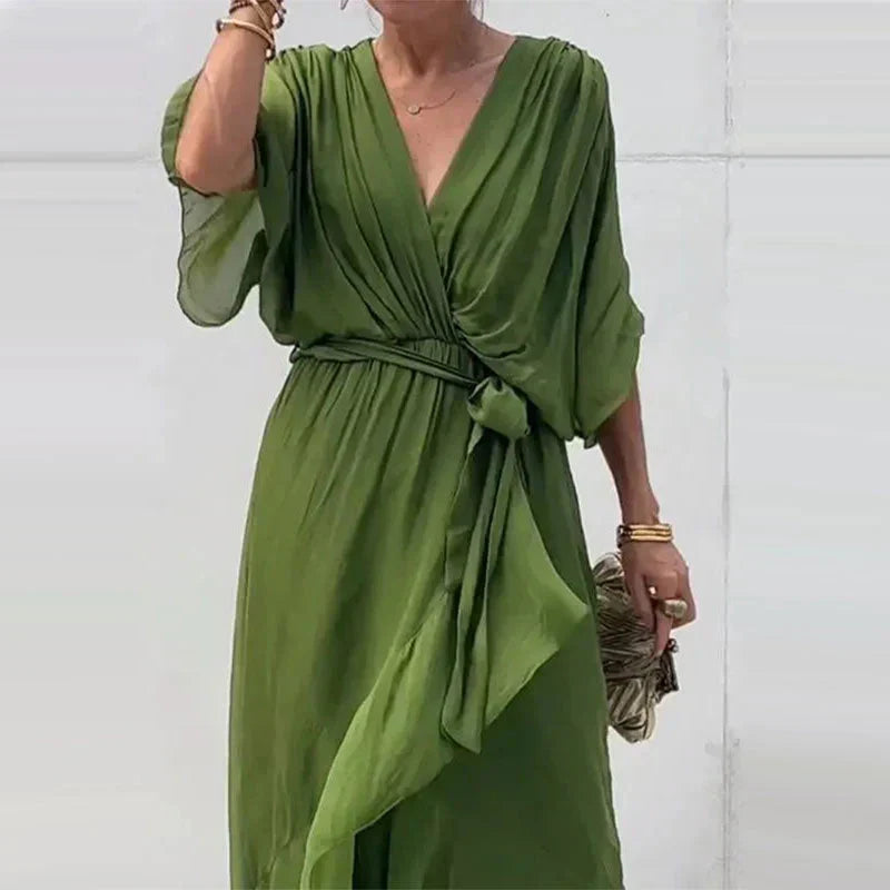 Lina™ Elegantes Sommerkleid mit Rüschen
