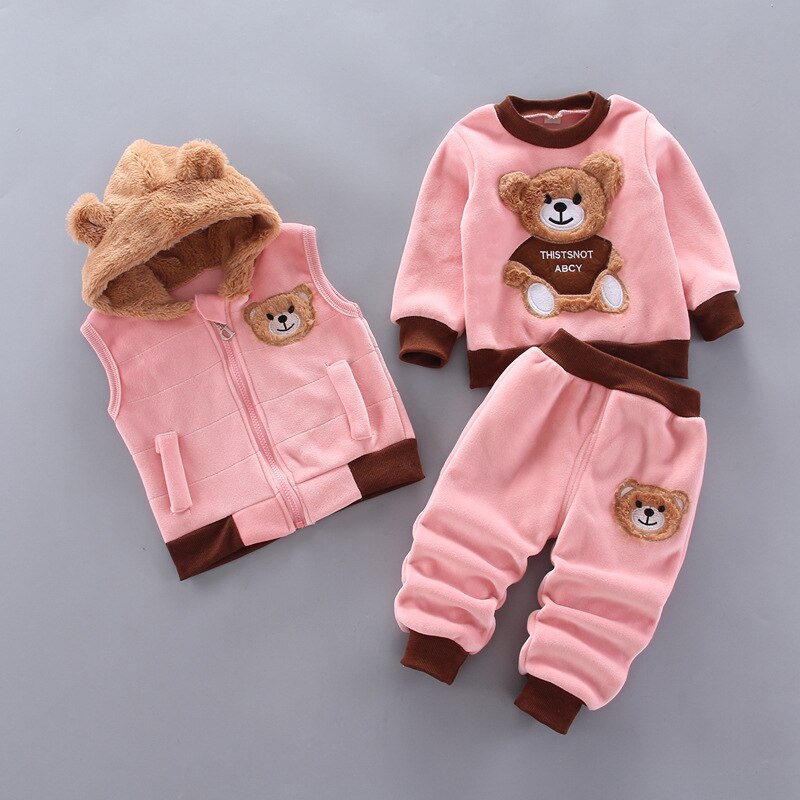 CuteBear™ - Warmer Pullover für Kinder (3er-Set)