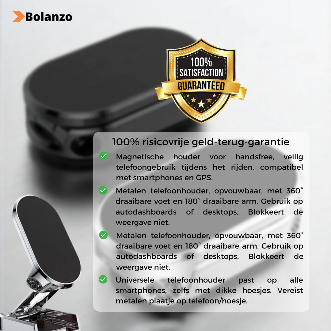 Obilero SmartMagnetic™ | hält Ihr Smartphone während der Fahrt sicher fest - 1 + 1 Gratis
