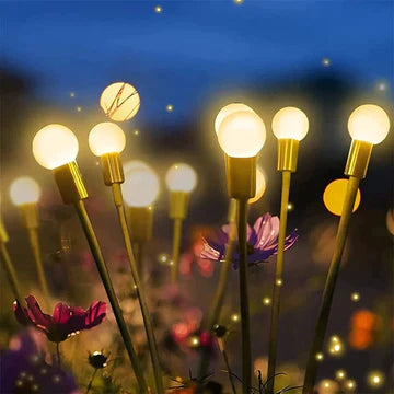 Obilero FireflyLights™ - Firefly solarbetriebene Gartenleuchte -  2 + 2 Gratis